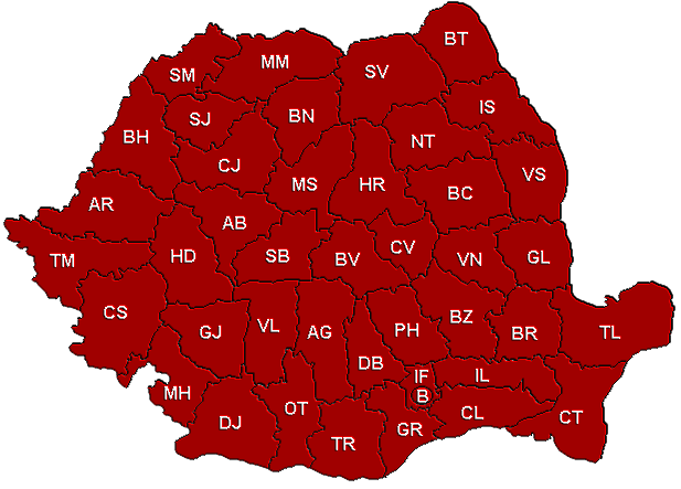 Executor Budica Iacob Harta romaniei